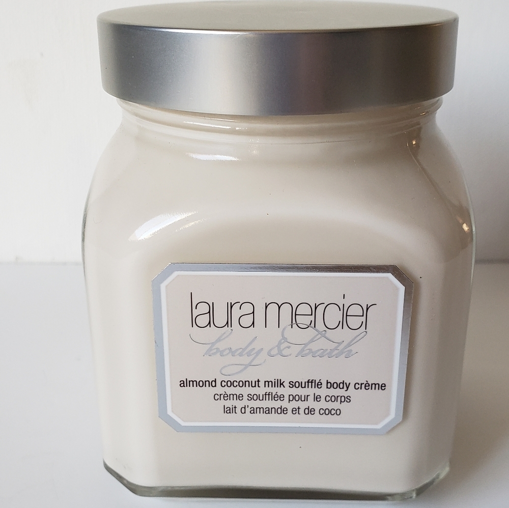Laura Mercier NWOB Almond Coconut souffle Body Cream 12 oz